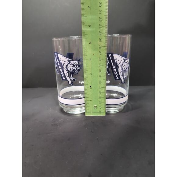 Villanova Wildcats Basketball Set of 2, 16oz Tumbler Glasses Big East Basketball - Picture 8 of 9
